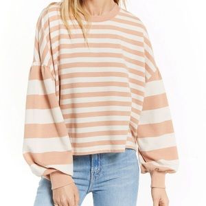 Z-Supply Tempest stripe sweatshirt